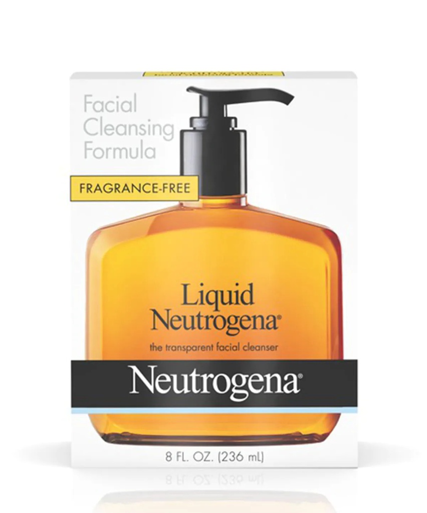 Johnson & Johnson Neutrogena 8 fl oz Fragrance Free Facial Cleanser - 12/Case