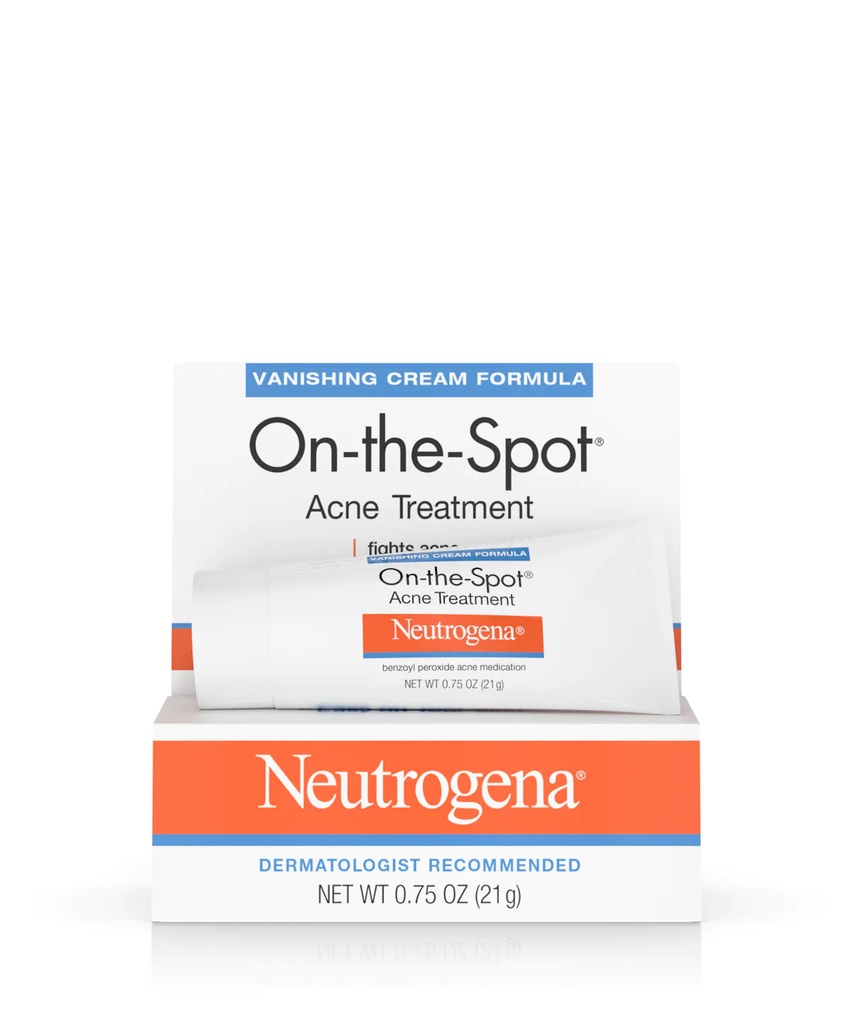 Johnson & Johnson Neutrogena 0.75 oz On-the-Spot Vanishing Cream Formula Acne Treatment - 24/Case