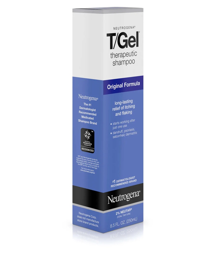 Johnson & Johnson Neutrogena 8.5 fl oz T/Gel Original Formula Therapeutic Shampoo - 24/Case