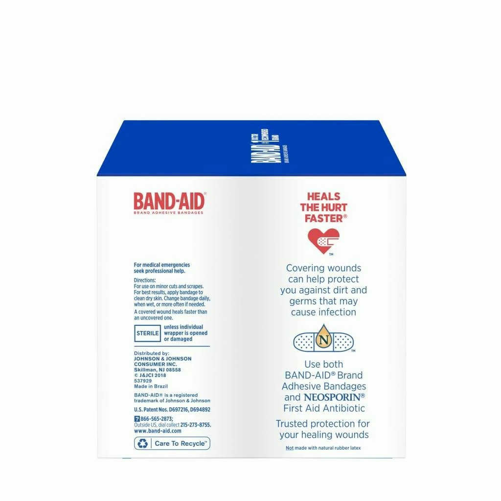 Johnson & Johnson Band-Aid Assorted Variety Sterile Sheer Adhesive Bandages, 18 Boxes/Case