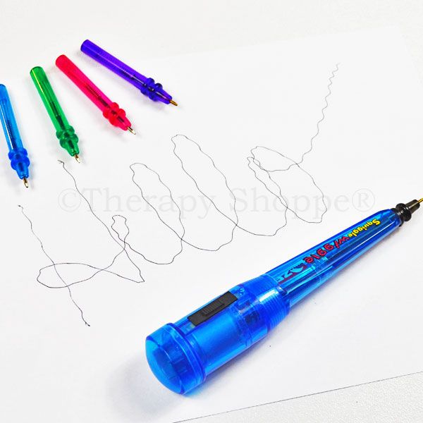Kinsman Enterprises, Inc. Vibrating Pen with 4 Different Color Refills
