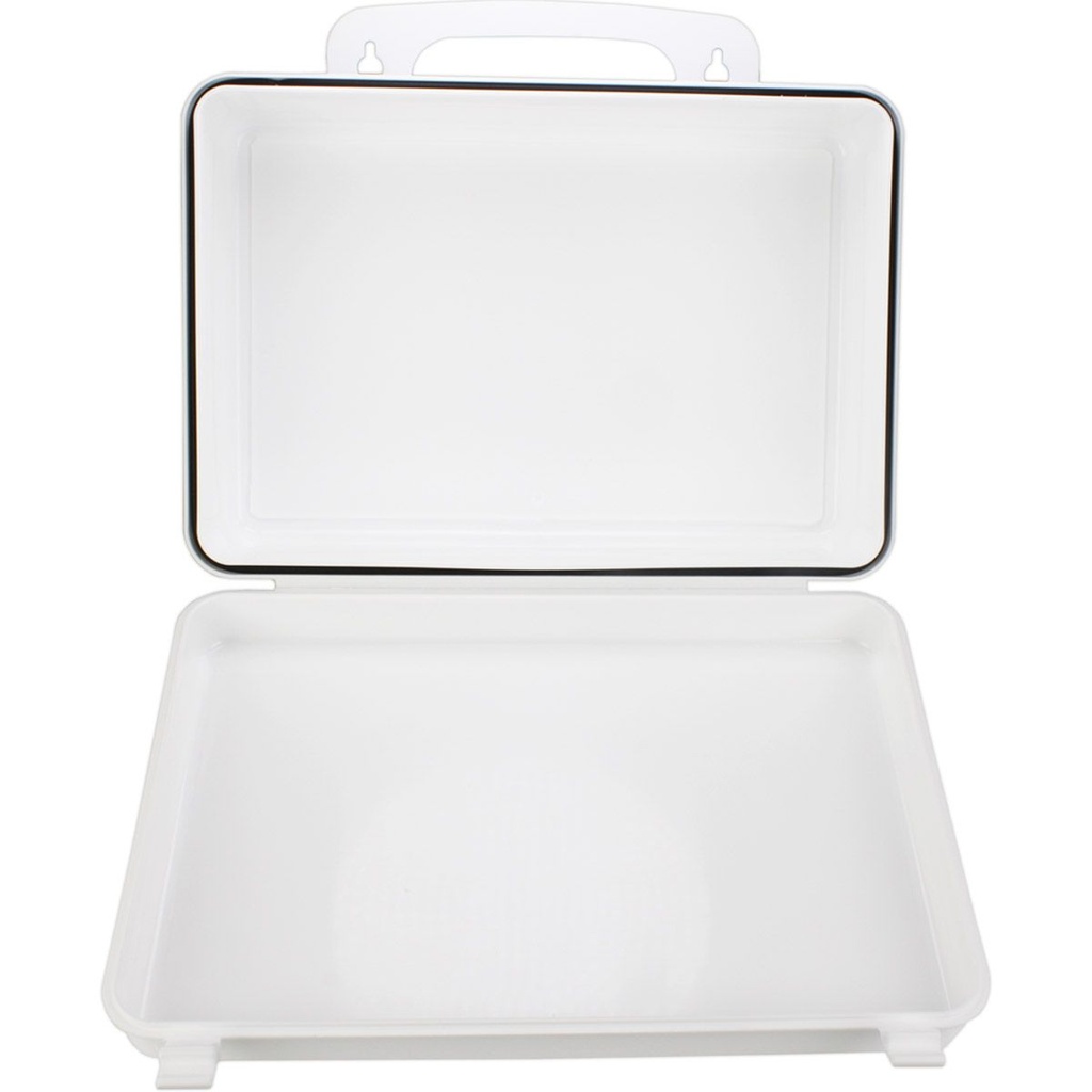 First Aid Only Weatherproof Polypropylene Plastic Case with Gasket & Handle Hanger, 10/Unit