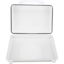 First Aid Only Weatherproof Polypropylene Plastic Case with Gasket & Handle Hanger, 10/Unit