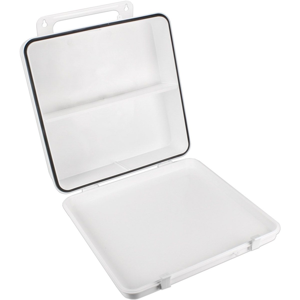 First Aid Only Weatherproof Polypropylene Plastic Case with Gasket & Handle Hanger, 24/Unit