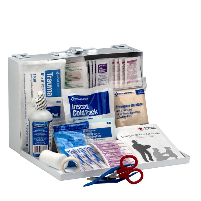 First Aid Only 25 Person First Aid Kit with Metal Case