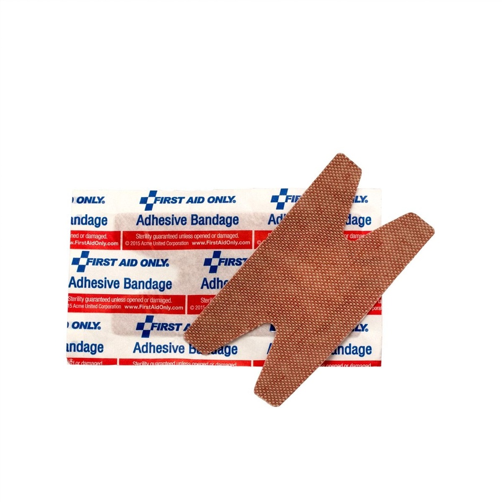 First Aid Only Fabric Knuckle Adhesive Bandage, 100/Box