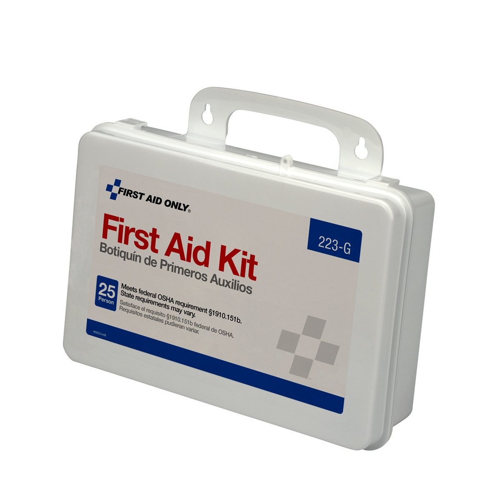 First Aid Only 25 Person First Aid Kit with Gasket Plastic Case