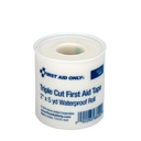 First Aid Only 2 inch x 5 Yd. Triple Cut Waterproof First Aid Tape Roll, 6/Box