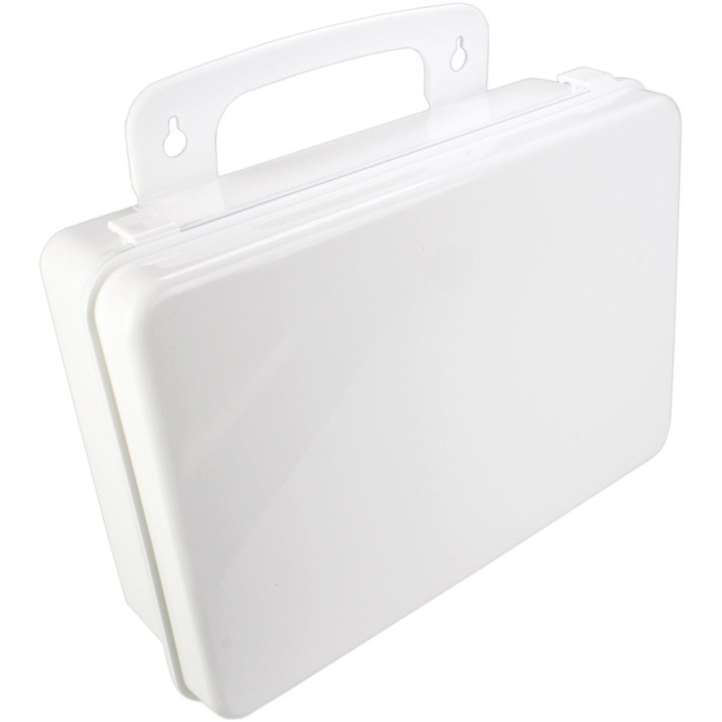 First Aid Only Weatherproof Polypropylene Plastic Case with Gasket & Handle Hanger, 10/Unit