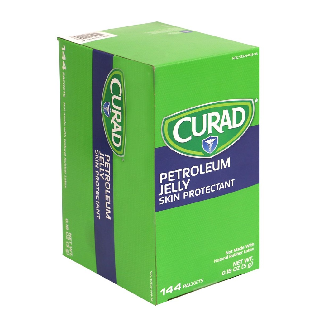 First Aid Only Lubricating Petroleum Jelly Packets, 144/Box