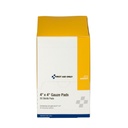 First Aid Only 4 inch x 4 inch Sterile Gauze Pad, 50/Box