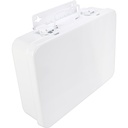First Aid Only Weatherproof Horizontal Metal Case with Gasket & Handle Hanger, 16/Unit