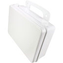 First Aid Only Weatherproof Polypropylene Plastic Case with Gasket & Handle Hanger, 10/Unit