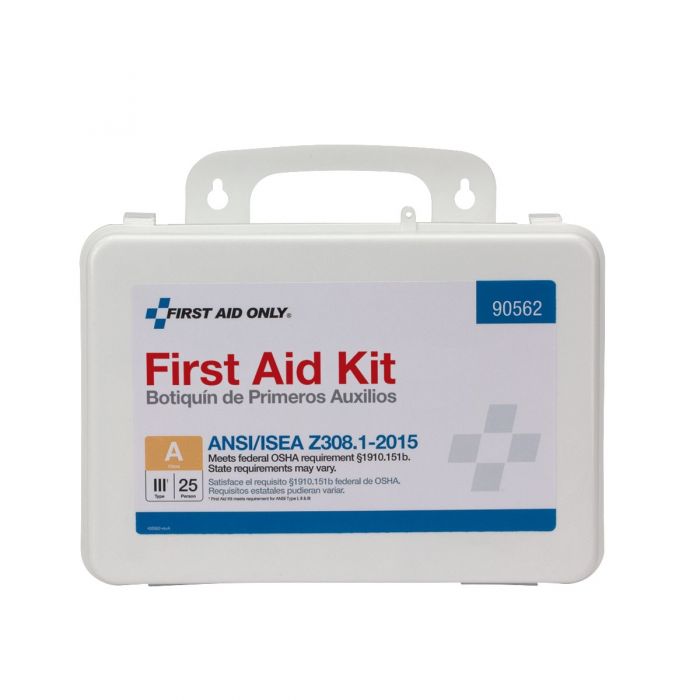 First Aid Only 25 Person ANSI Class A Bulk First Aid Kit with Plastic Case