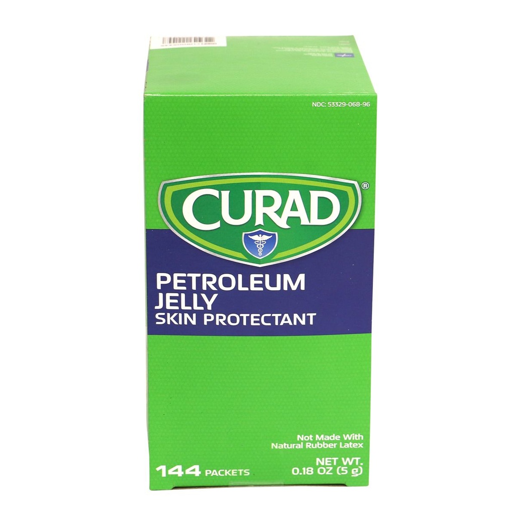 First Aid Only Lubricating Petroleum Jelly Packets, 144/Box