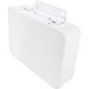First Aid Only Weatherproof Horizontal Metal Case with Gasket & Handle Hanger, 16/Unit