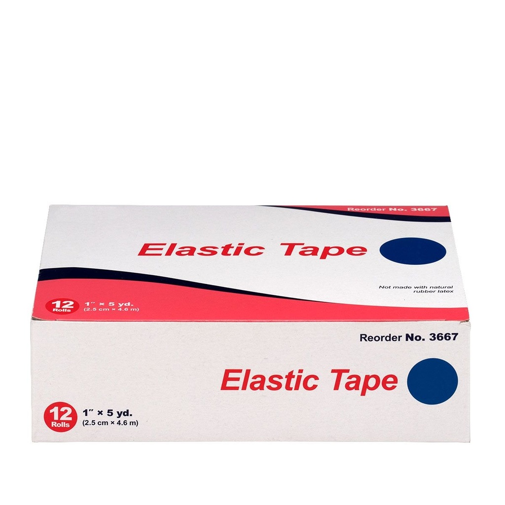 First Aid Only 1 inch x 5 Yd. Elastic Tape Roll, 12/Box