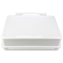 First Aid Only Weatherproof Polypropylene Plastic Case with Gasket & Handle Hanger, 16/Unit