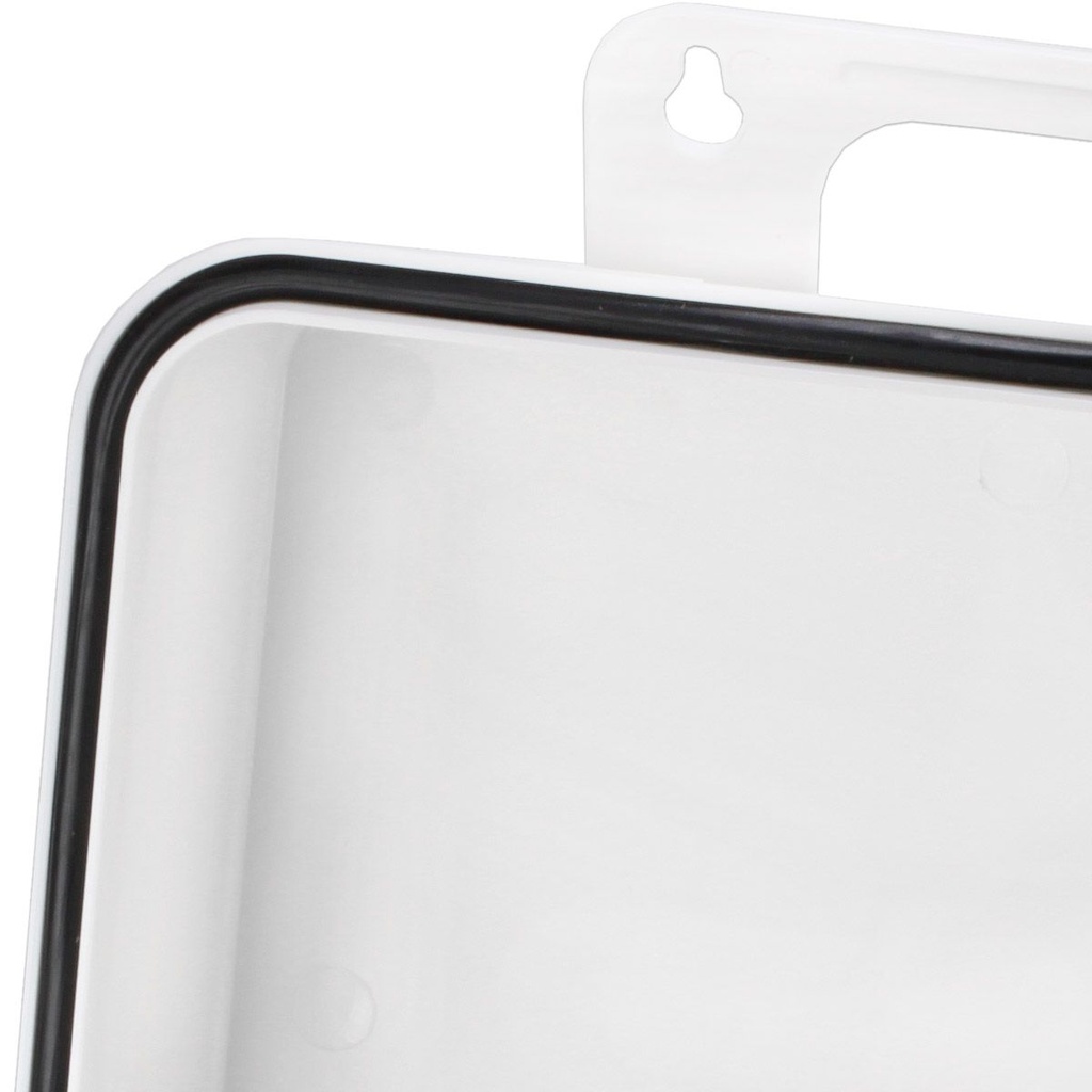 First Aid Only Weatherproof Polypropylene Plastic Case with Gasket & Handle Hanger, 24/Unit