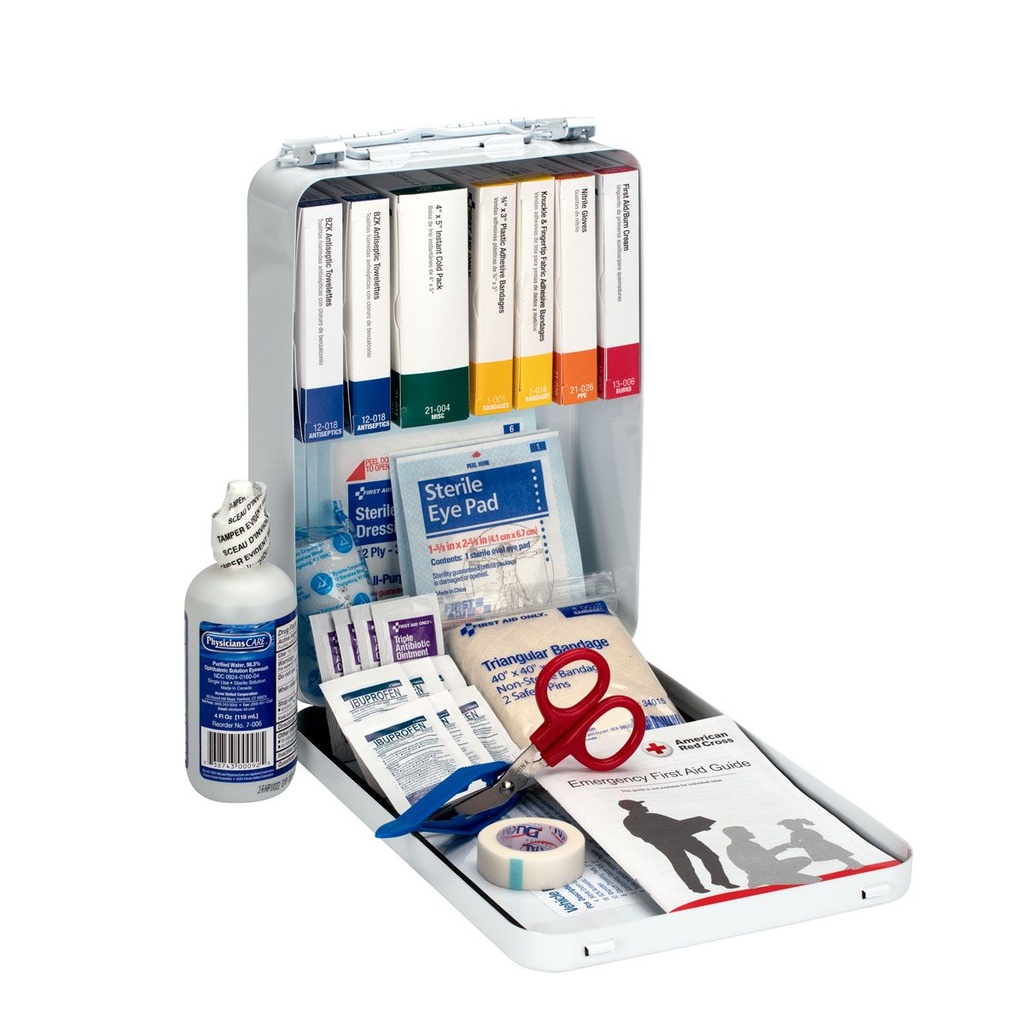 First Aid Only 25 Person Vehicle First Aid Kit with Metal Case