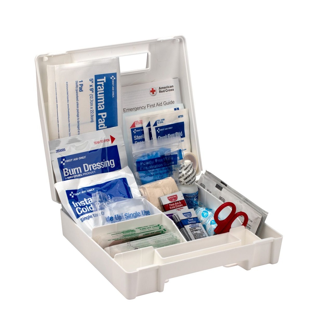 First Aid Only 25 Person ANSI Class A Bulk First Aid Kit with Plastic Case & Dividers