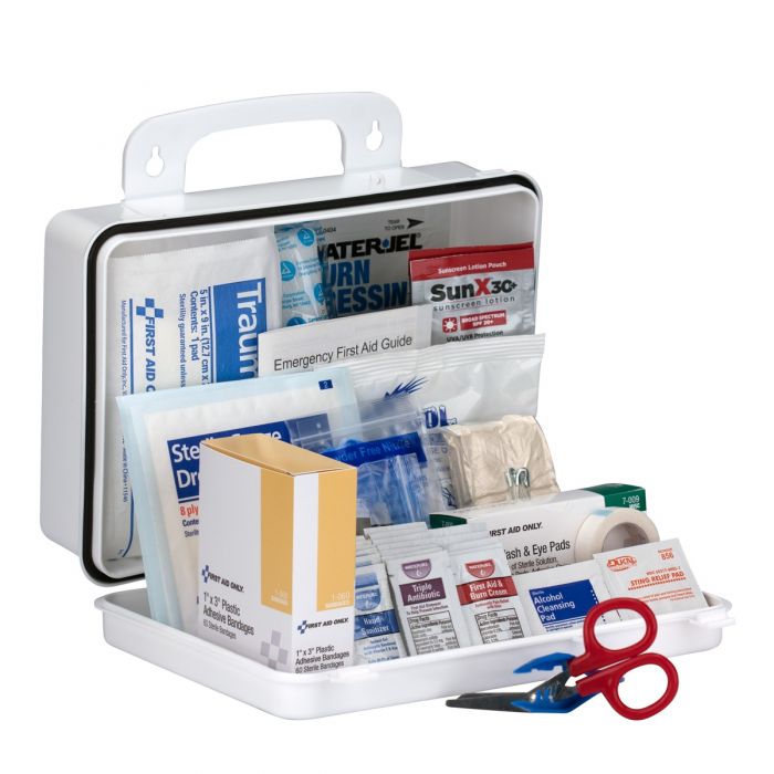 First Aid Only Weatherproof 25 Person ANSI Class A+ Contractor First Aid Kit with Plastic Case