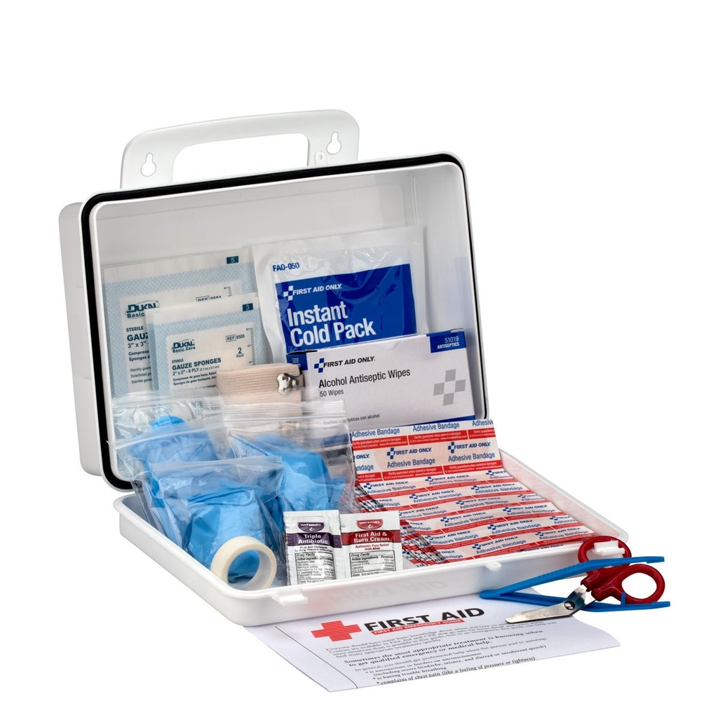 First Aid Only Weatherproof 25 Person Office First Aid Kit with Plastic Case
