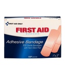 First Aid Only 3 inch x 1 inch Plastic Adhesive Bandage, 100/Box