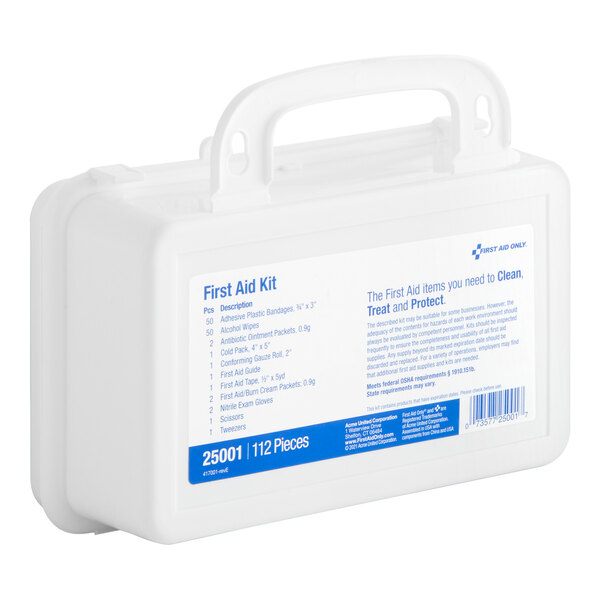 First Aid Only 25 Person First Aid Kit with Plastic Case