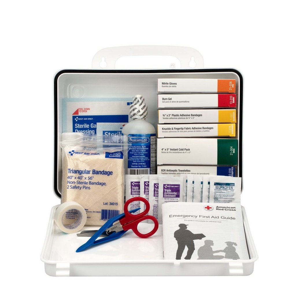 First Aid Only 25 Person Vehicle First Aid Kit with Plastic Case