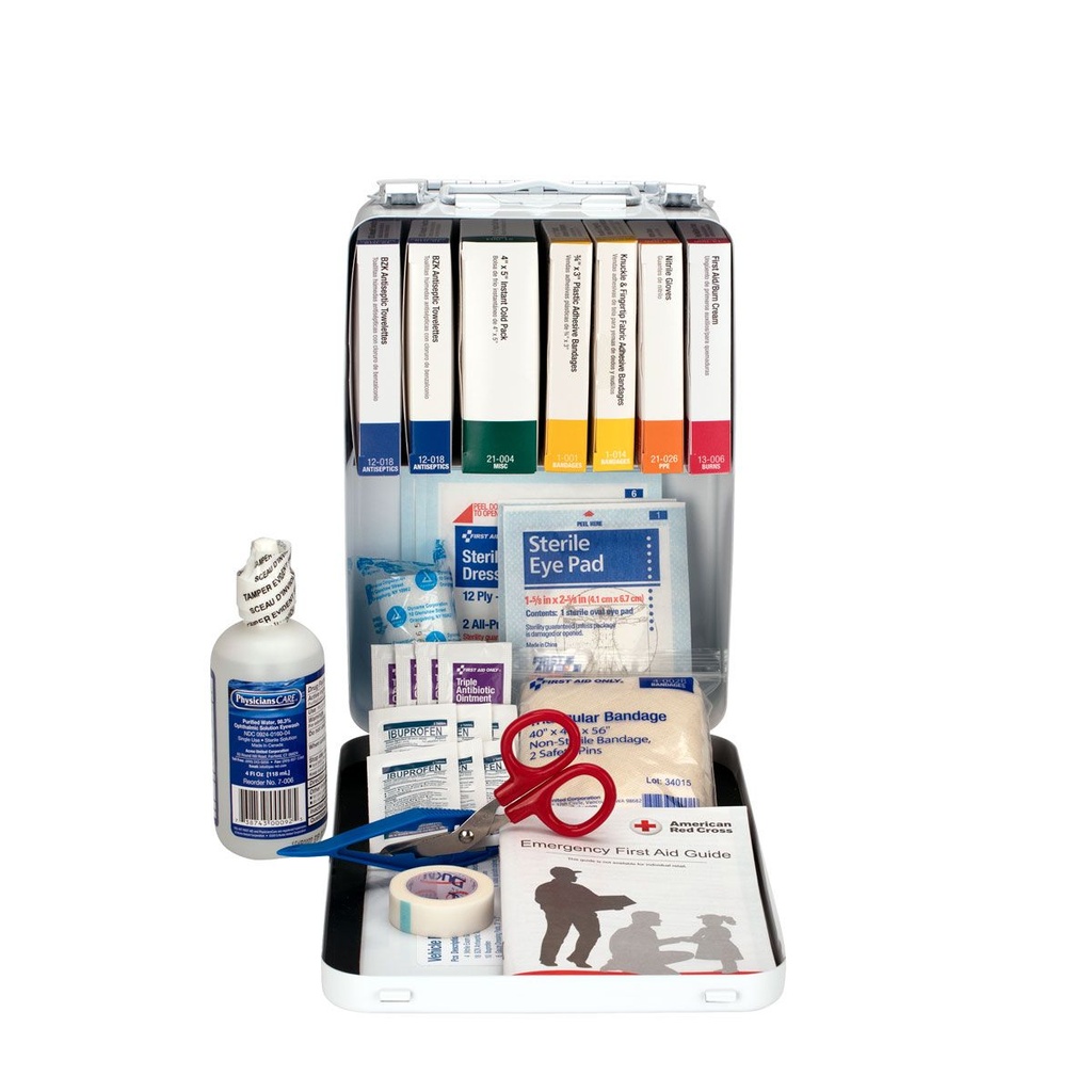 First Aid Only 25 Person Vehicle First Aid Kit with Metal Case