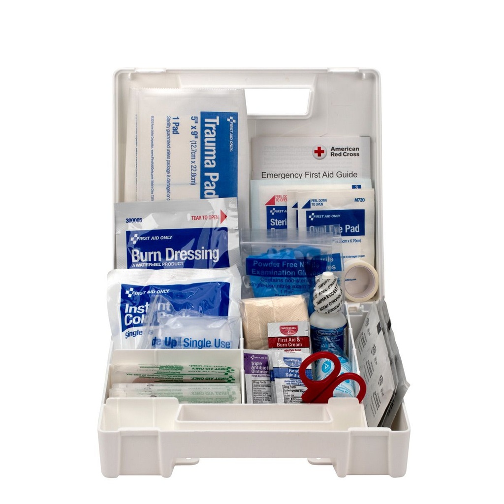 First Aid Only 25 Person ANSI Class A Bulk First Aid Kit with Plastic Case & Dividers