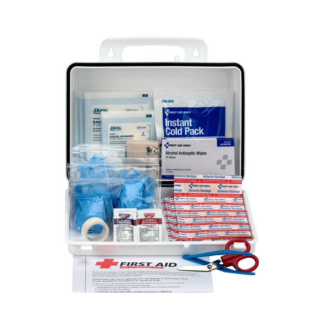 First Aid Only Weatherproof 25 Person Office First Aid Kit with Plastic Case