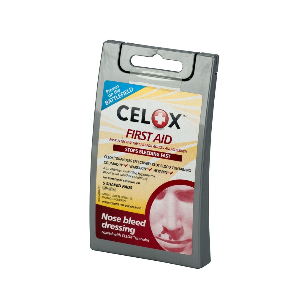 First Aid Only Celox Nosebleed First Aid, 5/Pack