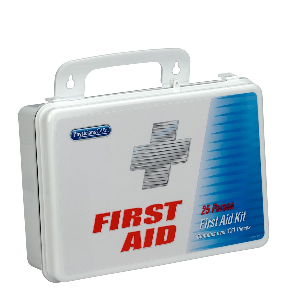 First Aid Only Weatherproof 25 Person Office First Aid Kit with Plastic Case