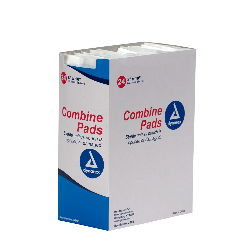 First Aid Only 8 inch x 10 inch Trauma Pad, 24/Box