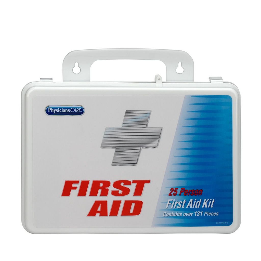 First Aid Only Weatherproof 25 Person Office First Aid Kit with Plastic Case