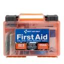 First Aid Only 25 Person Clear Front Cover First Aid Kit with Plastic Case