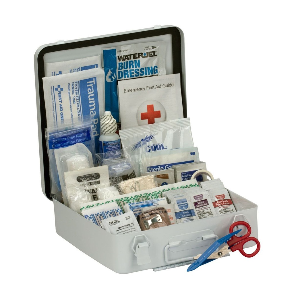 First Aid Only 50 Person ANSI Class A+ Bulk First Aid Kit with Metal Case