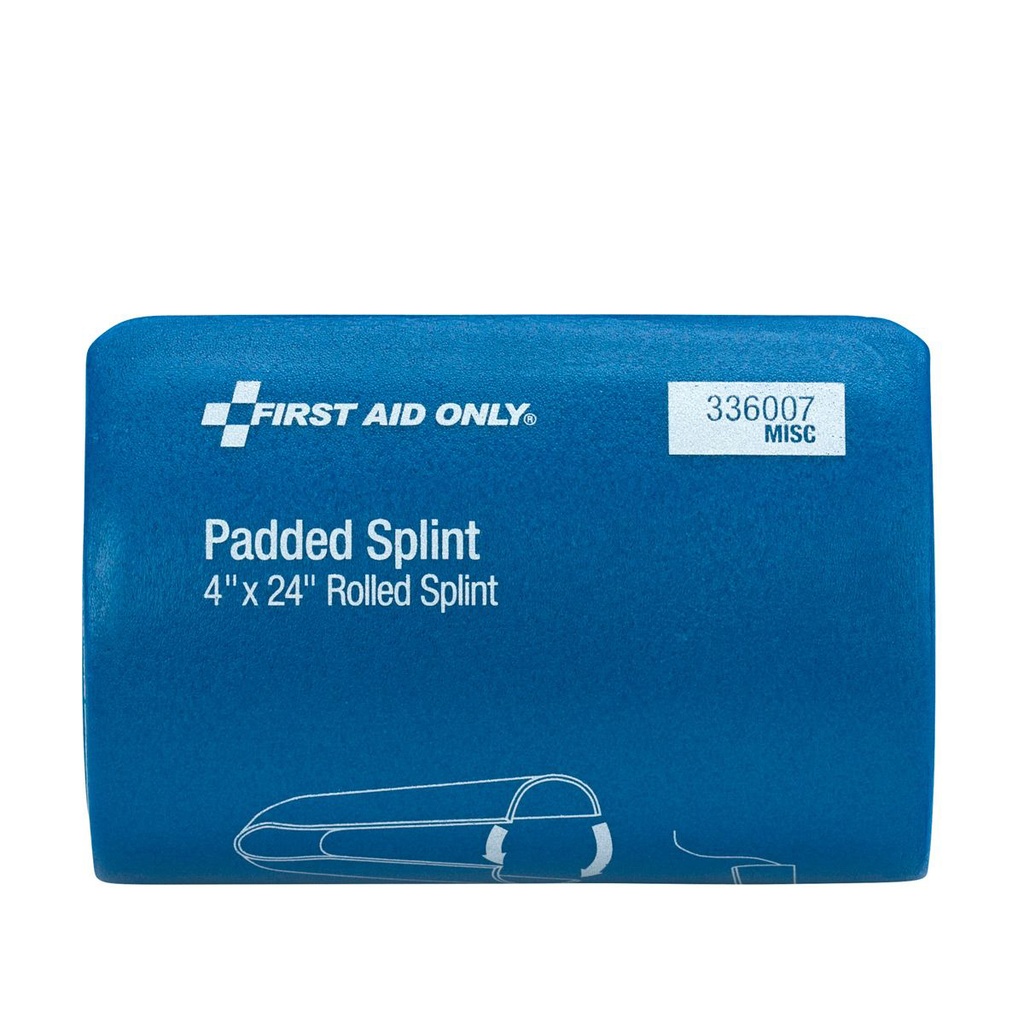 First Aid Only 24 inch x 4 inch Aluminum Padded Splint Roll