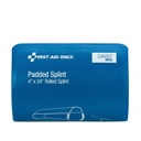 First Aid Only 24 inch x 4 inch Aluminum Padded Splint Roll