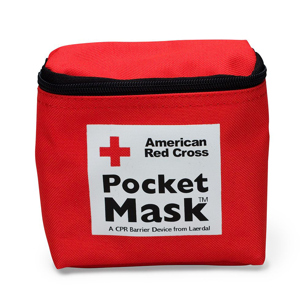 First Aid Only CPR Laerdal Pocket Mask Kit with Fabric Case