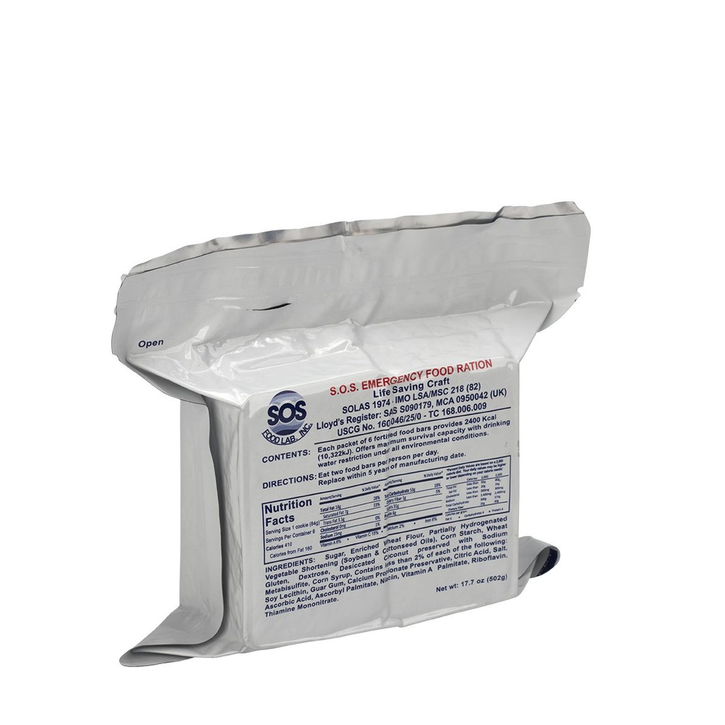 First Aid Only Emergency Food Ration, 6/Pack
