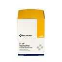 First Aid Only 5 inch x 9 inch Trauma Pad, 10/Box
