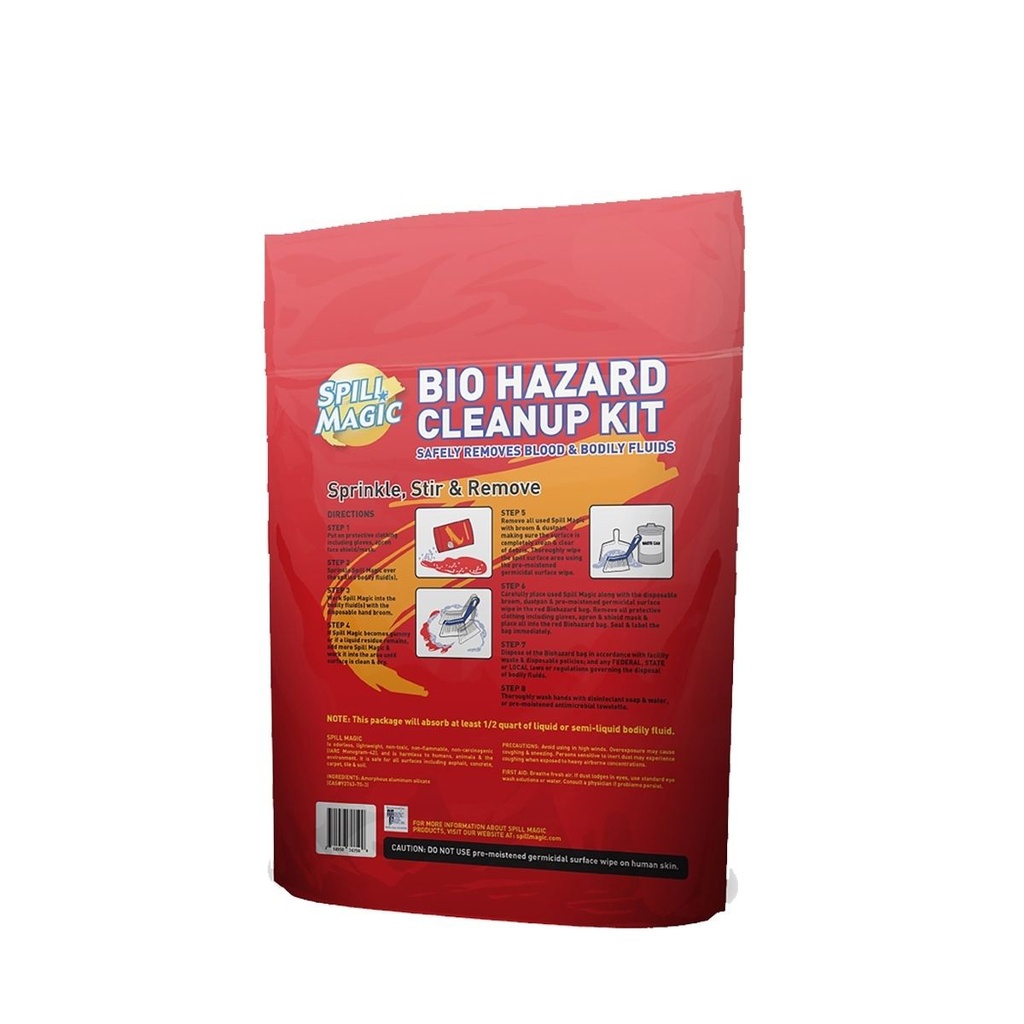 First Aid Only Spill Magic Biohazard Cleanup Kit
