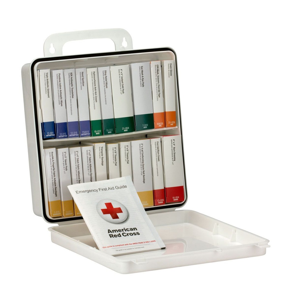 First Aid Only 50 Person ANSI Class A+ Unitized First Aid Kit with Plastic Case