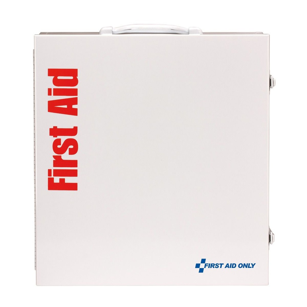 First Aid Only 3 Shelf ANSI Class B+ Metal First Aid Cabinet with Medications
