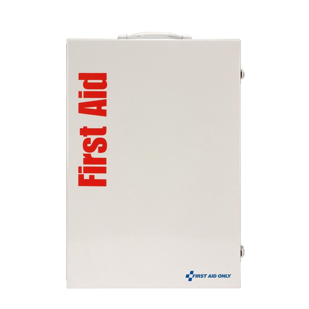 First Aid Only 4 Shelf ANSI Class B+ Metal First Aid Cabinet with Medications