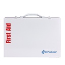 First Aid Only 2 Shelf ANSI Class A+ Metal First Aid Cabinet with Medications