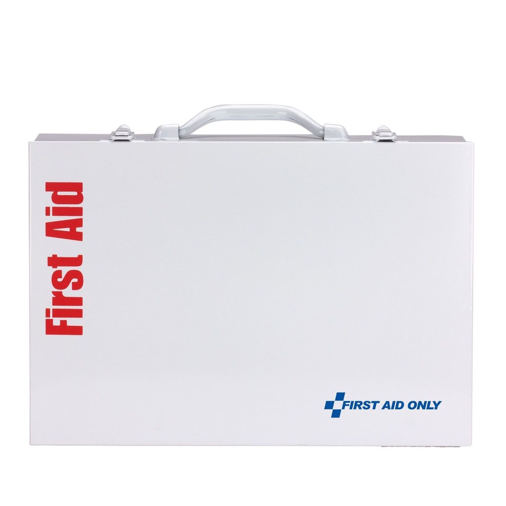 First Aid Only 2 Shelf ANSI Class B+ Metal First Aid Cabinet with Medications
